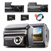 Vaizdo registratorius DDPAI Z90 Pro 4K HDR su MINI3X, galine kamera ir kortele