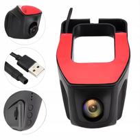 Automobilinė vaizdo kamera Full HD 1080P, priekinė ir galinė, Android