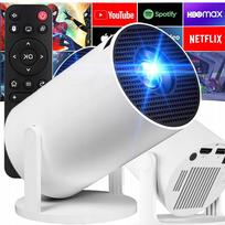 Nešiojamas projektorius HY300 Pro, WiFi, Android, 4K, Bluetooth, pasukamas