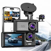 Automobilio vaizdo registratorius 4K Ultra HD su GPS, WiFi ir galine kamera