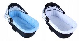 Čiužinuko užvalkalas BabyLux Velvet Microfiber mėlynas, tinka lopšiui