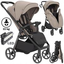Vežimėlio priedas Carrello BRAVO Lite LED lempa 0–22 kg