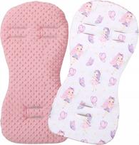Vežimėlio įklotas Minky Cotton BabyMam, dvipusis