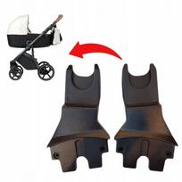 Adapteriai vežimėliui Roan BASS NEXT ir Maxi Cosi autokėdutėms, Cybex, juodas komplektas