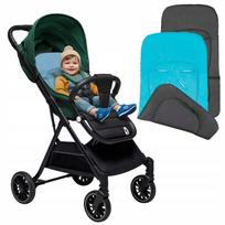 Vežimėlio čiužinys Comfort dvipusis Premium, mėlynas