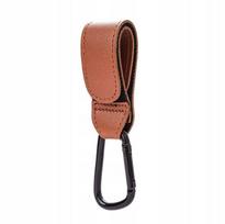 Krepšio laikiklis vežimėliui Universal Hook Velcro, rudas