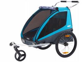 Vaikiška dviračio priekaba THULE Coaster XT 2 Blue 10101806
