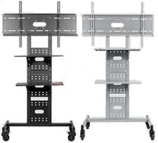 TV laikiklis-vežimėlis, 75 kg, 30–63'' LCD/Plazma
