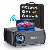 Vaizdo projektorius WiMiUS K8, nešiojamas, WiFi, Bluetooth, Full HD 1080P