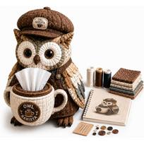 Dygsniuotas „Pasidaryk pats“ siuvimo rinkinys Patchwork Patchwork Gyvūnų rinkinys Madinga dygsniuota servetėlių dėžutė Amato projektas D gray