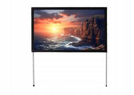 Nešiojamas rėminis projektoriaus ekranas celexon Mobile Expert 203 x 114 cm galinei projekcijai