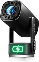 Mini projektorius SkyEcho 350ANSI 1080P su integruota baterija, juodas