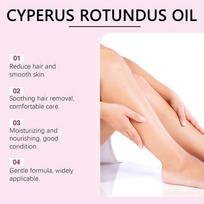3x Cyperus Rotundus Oil , 60ml Natural Cyperus Rotundus Oil For Hair Removal, Moisturizing & Soothing Cyperus Oil For Reducing Body Hair Growth less