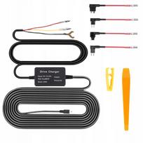 Maitinimo adapteris MINIUSB 12–24V ATS ATC MICRO2 MINI automobilinėms kameroms