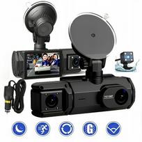Automobilinė vaizdo registratoriaus sistema su 3 vaizdo kameromis WIFI DVR 1080P HDMI FHD GC1054+V06+V09
