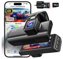 Automobilio kamera REDTIGER F7N Pro 4K GPS WiFi priekinė ir galinė