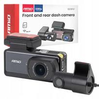 Automobilinė vaizdo kamera Full HD WiFi 256GB 1K DVR, priekinė ir galinė