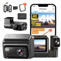 Vaizdo registratorius DDPAI Z60 Master 4K HDR su galine ir vidine kamera bei 4G moduliu