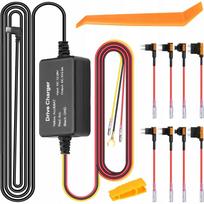 USB-C automobilių kamerų maitinimo adapteris su parkavimo režimu