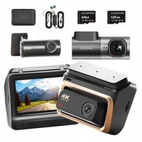 Vaizdo registratorius DDPAI Z60 Pro 4K HDR GPS su MINI2X ir galine kamera
