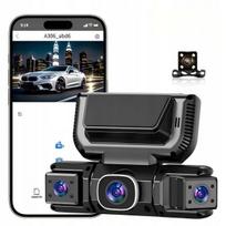Automobilio 360° Full HD vaizdo registratorius su naktiniu matymu ir galinio vaizdo kamera