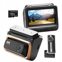 Vaizdo registratorius DDPAI Z60 Pro 4K HDR GPS su galine kamera, 128GB