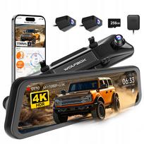 Vaizdo registratorius WOLFBOX G900 Tripro, 3 kanalų, 4K, STARVIS, 256GB, GPS