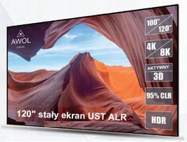 Rėminis projektoriaus ekranas 100 colių AWOL ALR-C100 223.5 x 126.5 cm 16:9