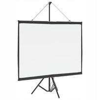 Projektorius ekranas 105 x 85 cm matinis baltas su trikoju 50'' 4:3
