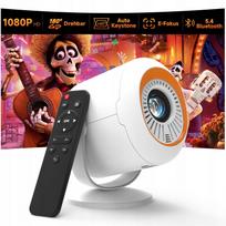 Mini projektorius 1080P WiFi Bluetooth HiFi namams