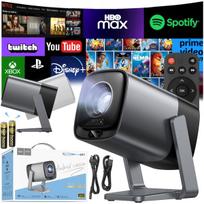 Nešiojamas 4K WiFi Android TV projektorius su išmaniuoju garsiakalbiu Hoco