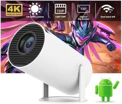 Mini nešiojamas projektorius HY300, Android, WiFi, LED