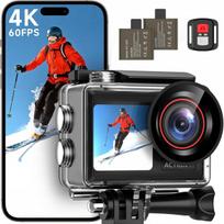 Veiksmo kamera ODDV 4K 60FPS, atspari vandeniui, su 64GB kortele
