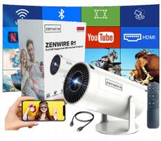 Nešiojamas mini projektorius Android WiFi 360 Full HD 4K Bluetooth