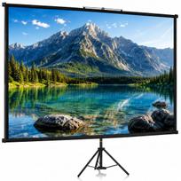 Projektoriaus ekranas 100 colių 4K su stovu ir krepšiu