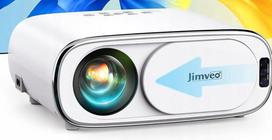Nešiojamas LED filmų projektorius JIMVEO E30 1080P HD