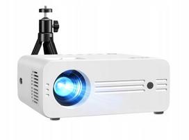 Projektorius AKIYO O7 Full HD 1080p WiFi Bluetooth HDMI USB baltas