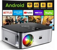 Projektorius HORLAT LCD 5G WiFi Full HD Native 1080P sidabrinis