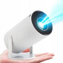 Nešiojamas LED projektorius YOTON Y4 PRO, 1280x720, 130 colių, Wi-Fi, baltas, su garsiakalbiu
