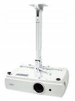 Projektoriaus lubinis laikiklis AVTEK EASYMOUNT, 430–650 mm, 10 kg, baltas