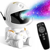 Astronautas žvaigždžių projektorius vaikams su nuotoliniu valdymu, LED naktinė lempa
