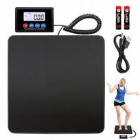 Elektroninės svarstyklės 200 kg su LCD ekranu, laikymo ir taros funkcijomis