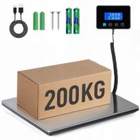 Elektroninės svarstyklės siuntiniams su LCD ekranu, 200 kg