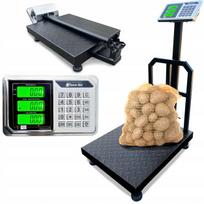 Elektroninės platformos svarstyklės su atlošu, 300 kg, 45x60 cm