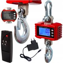 Elektroninės HOOK 2000kg svarstyklės su nuotoliniu valdymu, tikslumas +/-0,5kg