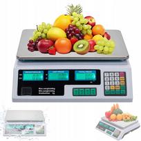 Elektroninės sandėlio svarstyklės 40 kg 5 g su LCD ir baterija