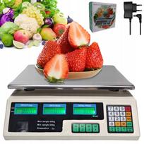 Elektroninės parduotuvių svarstyklės LCD, 40 kg / 2 g