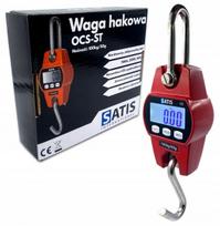 Kablių svarstyklės Satis OCS-ST, 100 kg, 50 g tikslumas, raudonos