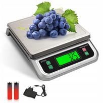 Virtuvinės svarstyklės Gastronomic 40 kg LCD INOX Tara PCS 1 g plienas