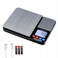 Virtuvinės svarstyklės 10kg 0,01g, elektroninės, LCD, USB